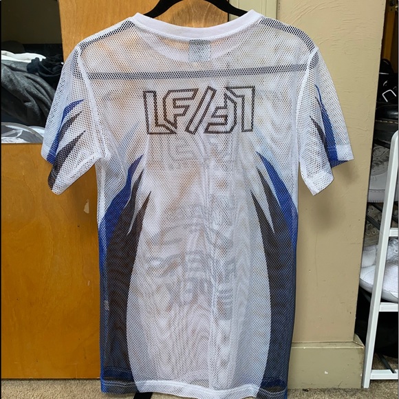 LF THE BRAND RACER MESH T SHIRT DRESS - Picture 3 of 5